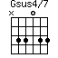 Gsus4/7=N33033_1