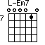 Em7=000010_7