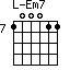 Em7=100011_7