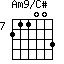 Am9/C#=211003_7