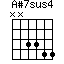 A#7sus4=NN3344_1
