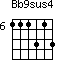 Bb9sus4=111313_6