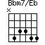 Bbm7/Eb=N43344_1