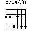 Bdim7/A=224244_1