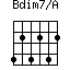 Bdim7/A=424242_1