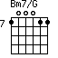 Bm7/G=100011_7