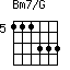 Bm7/G=111333_5
