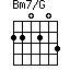 Bm7/G=220203_1
