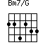 Bm7/G=224233_1