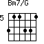 Bm7/G=311331_5