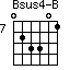 Bsus4-B=023301_7