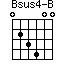 Bsus4-B=023400_1