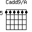 Cadd9/A=111111_5