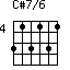 C#7/6=313131_4