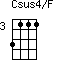Csus4/F=3111_3