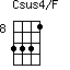 Csus4/F=3331_8