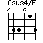 Csus4/F=N33013_1