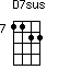 D7sus=1122_7