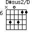 D#sus2/D=N30311_6