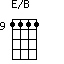 E/B=1111_9