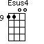 Esus4=1100_9
