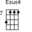 Esus4=3111_7