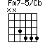 Fm7-5/Cb=NN3444_1