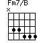 Fm7/B=N33444_1