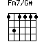 Fm7/G#=131111_1