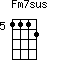 Fm7sus=1112_5