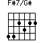 F#7/G#=442322_1