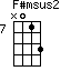 F#msus2=N013_7