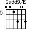 Gadd9/E=001303_5