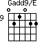 Gadd9/E=021022_9