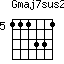 Gmaj7sus2=111331_5