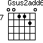 Gsus2add6=001120_7