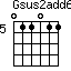 Gsus2add6=011011_5