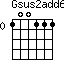 Gsus2add6=100111_0
