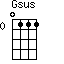 Gsus=0111_0