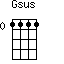 Gsus=1111_0