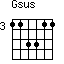 Gsus=113311_3
