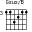 Gsus/B=113211_3