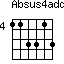 Absus4add9=113313_4