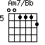 Am7/Bb=001112_5