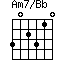 Am7/Bb=302310_1