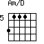 Am/D=3111_5