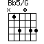 Bb5/G=N13033_1