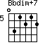 Bbdim+7=031212_5