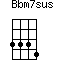Bbm7sus=3334_1
