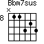 Bbm7sus=N11323_8